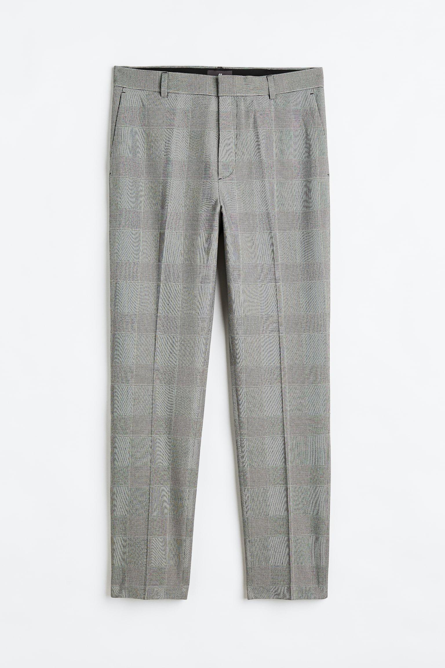 Штани H&M Клітинка р.30 Сірий (X31011074406)