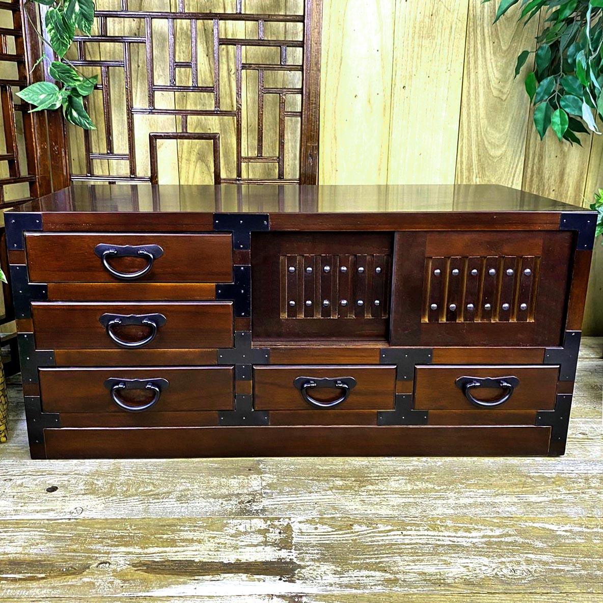 Комод тансу из дерева Гениста Терракот (КТУ-006832)