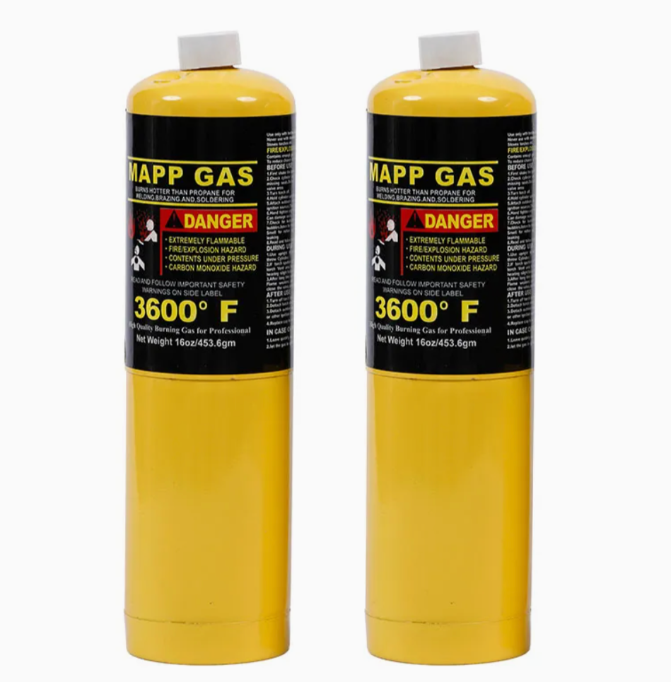 Газ MAPP для пальників та пайки балон 450 г (ІНГПМАПП-газ/gas) - фото 3 Газ MAPP для пальників та пайки балон 450 г (ІНГПМАПП-газ/gas) - фото 3