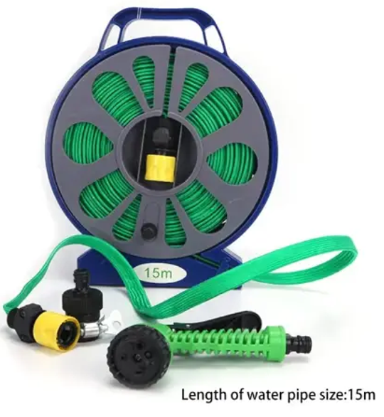 Шланг поливной с катушкой и распылителем 15 м Зеленый (27122877) - фото 6 Шланг поливной с катушкой и распылителем 15 м Зеленый (27122877) - фото 6