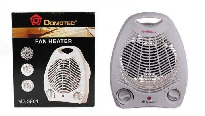 Тепловентилятор Domotec MS 5901 2000 Вт з терморегулятором Білий - фото 7