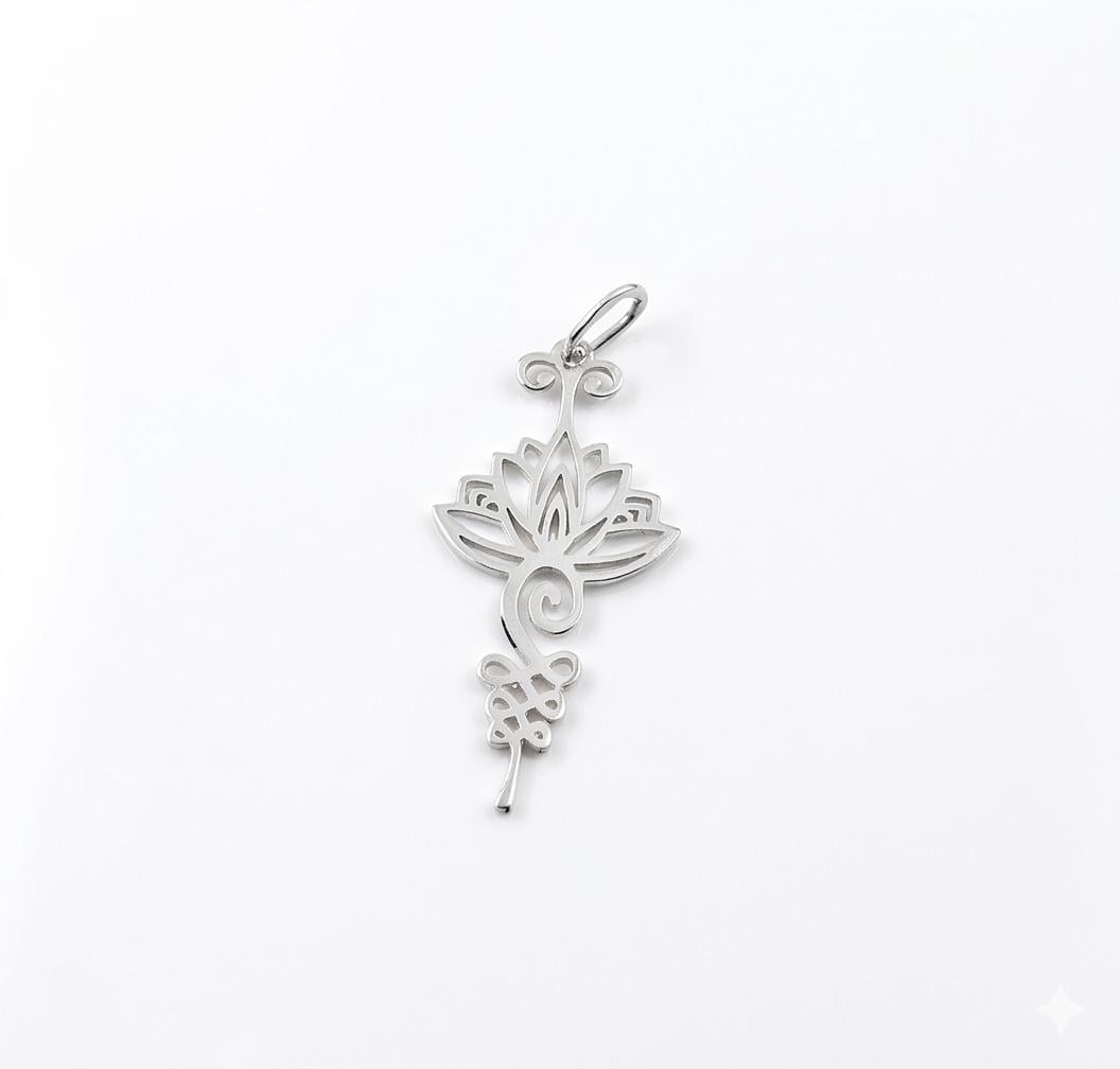 Кулон серебряный Maxi Silver 9616 Лотос (89616)