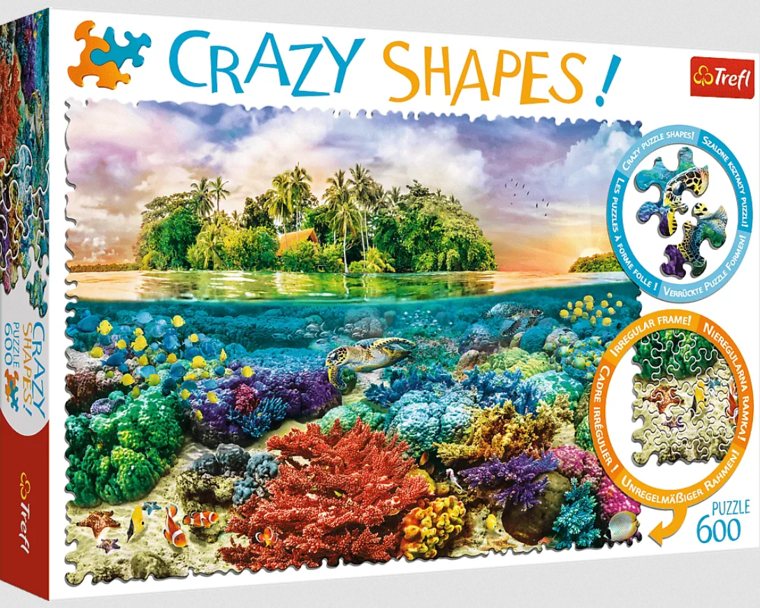 Пазл Trefl Безумные пазлы Тропический остров 600 эл.