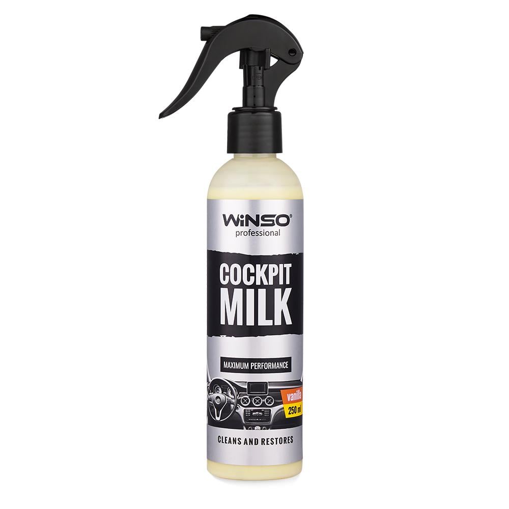Полироль-молочко для приборной панели Winso Cockpit Milk Vanilla 250 мл (825012)