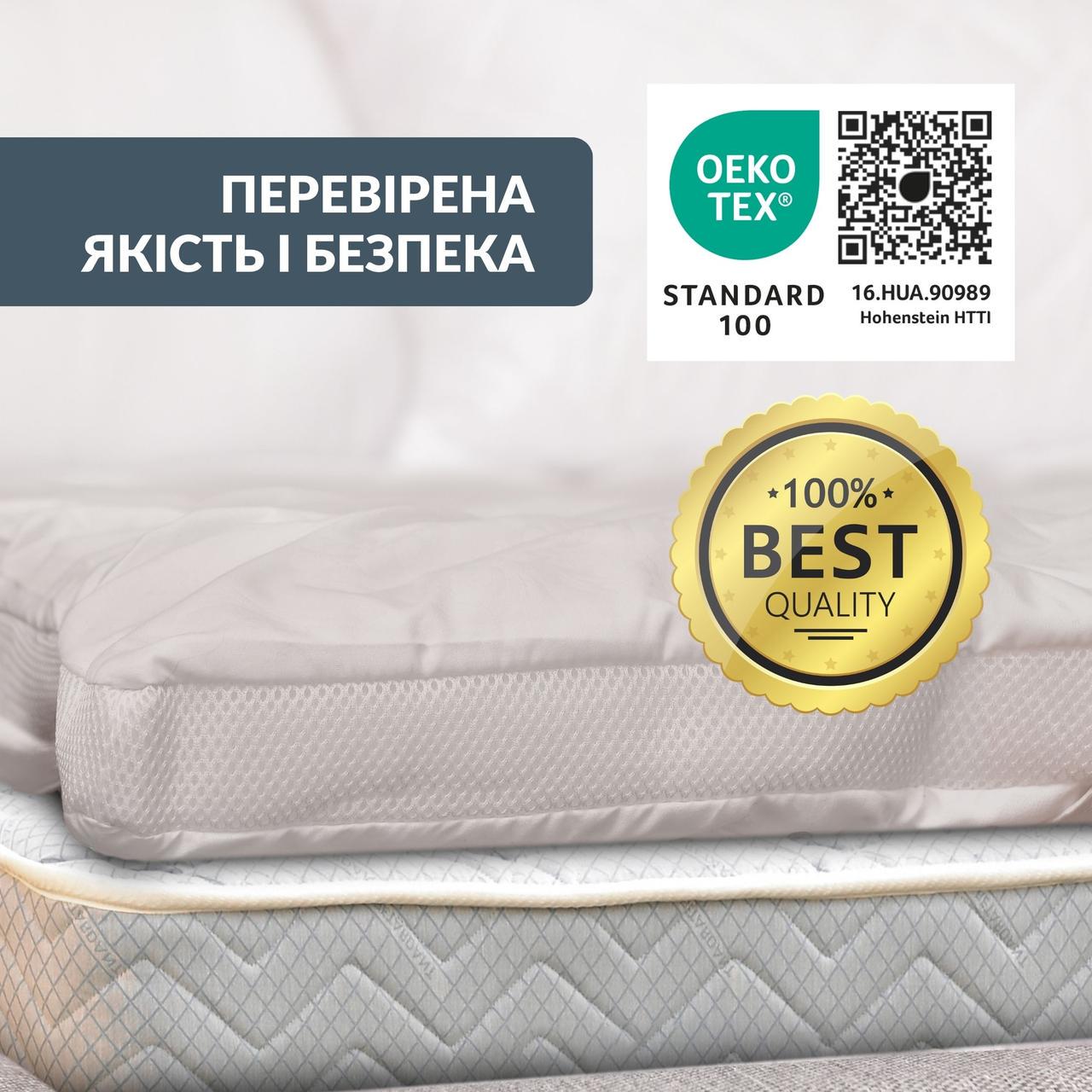 Наматрасник на резинке IDEIA Дабл 160х200 см (17750503) - фото 7 Наматрасник на резинке IDEIA Дабл 160х200 см (17750503) - фото 7