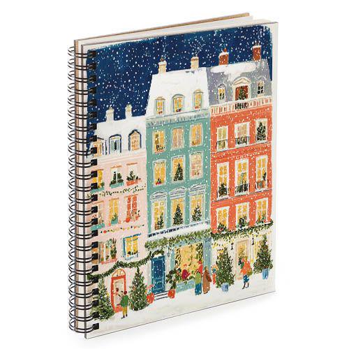 Скетчбук для ескізів та замальовок Зимові будиночки 14,7х21 см 45 аркушів (BDP_26NY009)