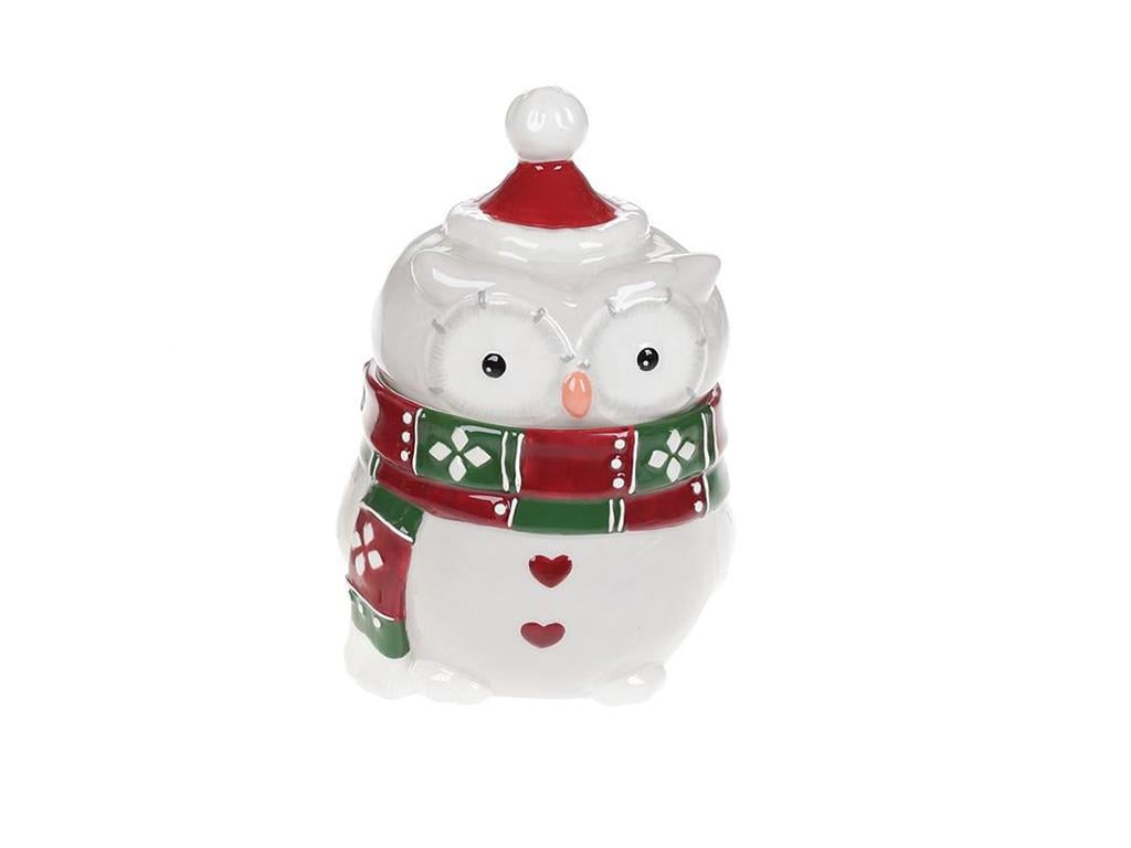 Банка керамическая Совушкин Уют 350 мл яркий шарфик (BD-834-307-A1)