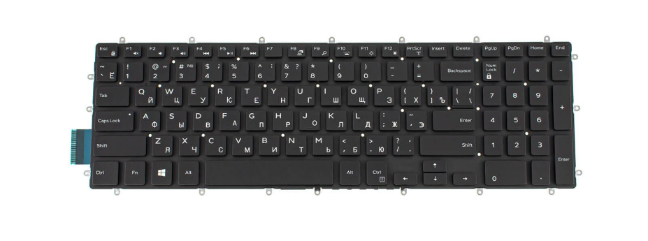 Клавіатура для ноутбука Inspiron 3790 з підсвіткою клавіш (123320)