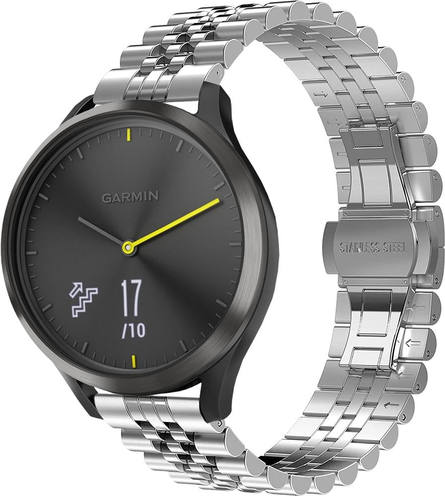 Браслет металлический Stech для Garmin Vivomove HR Silver (26898-59)