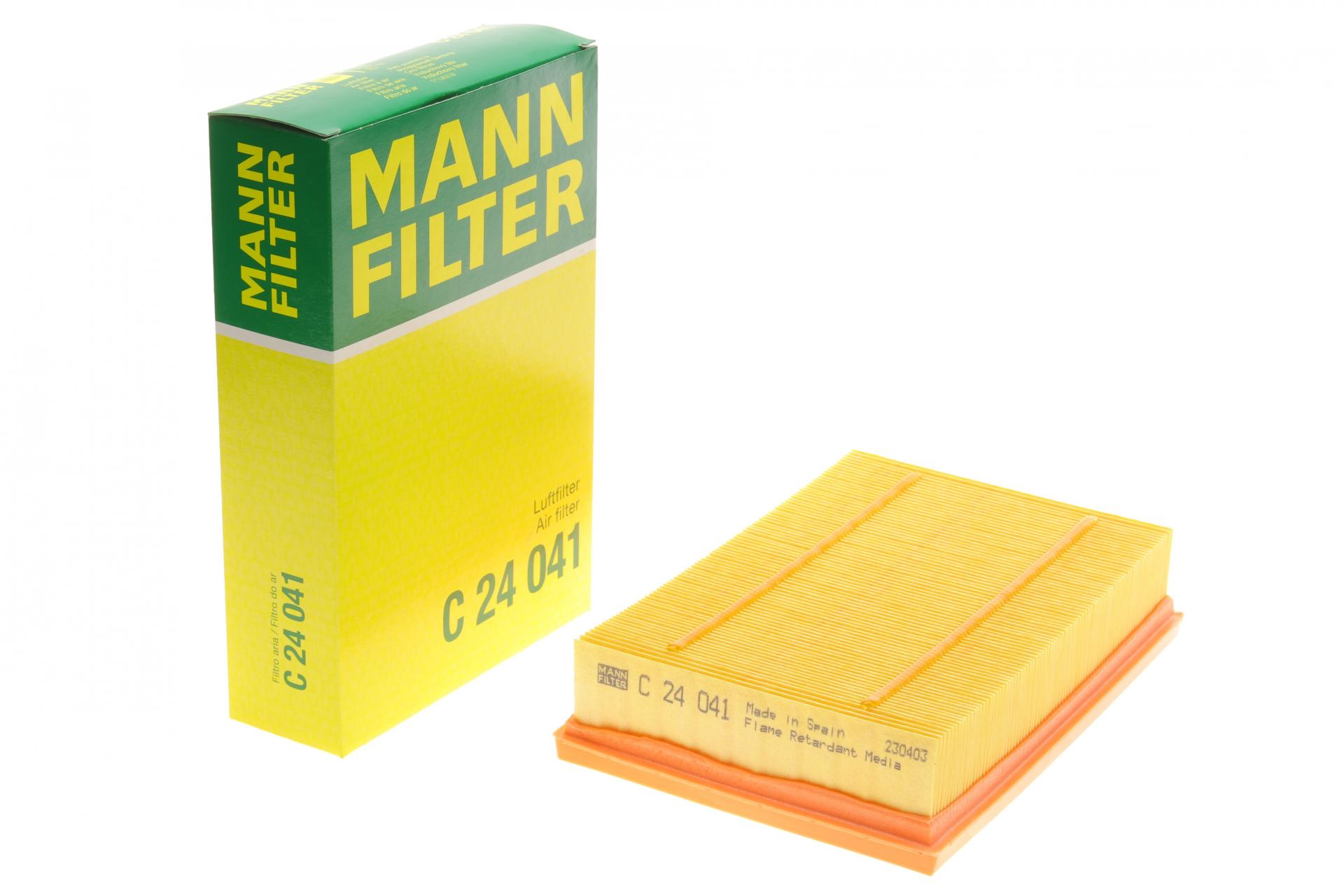 Фильтр воздушный Mann-Filter для Ford Transit Connect 1,0 Ecoboost 13-/1,5 EcoBlue/TDCi/C-Max 1,0 EcoBoost 18- (C 24 041)