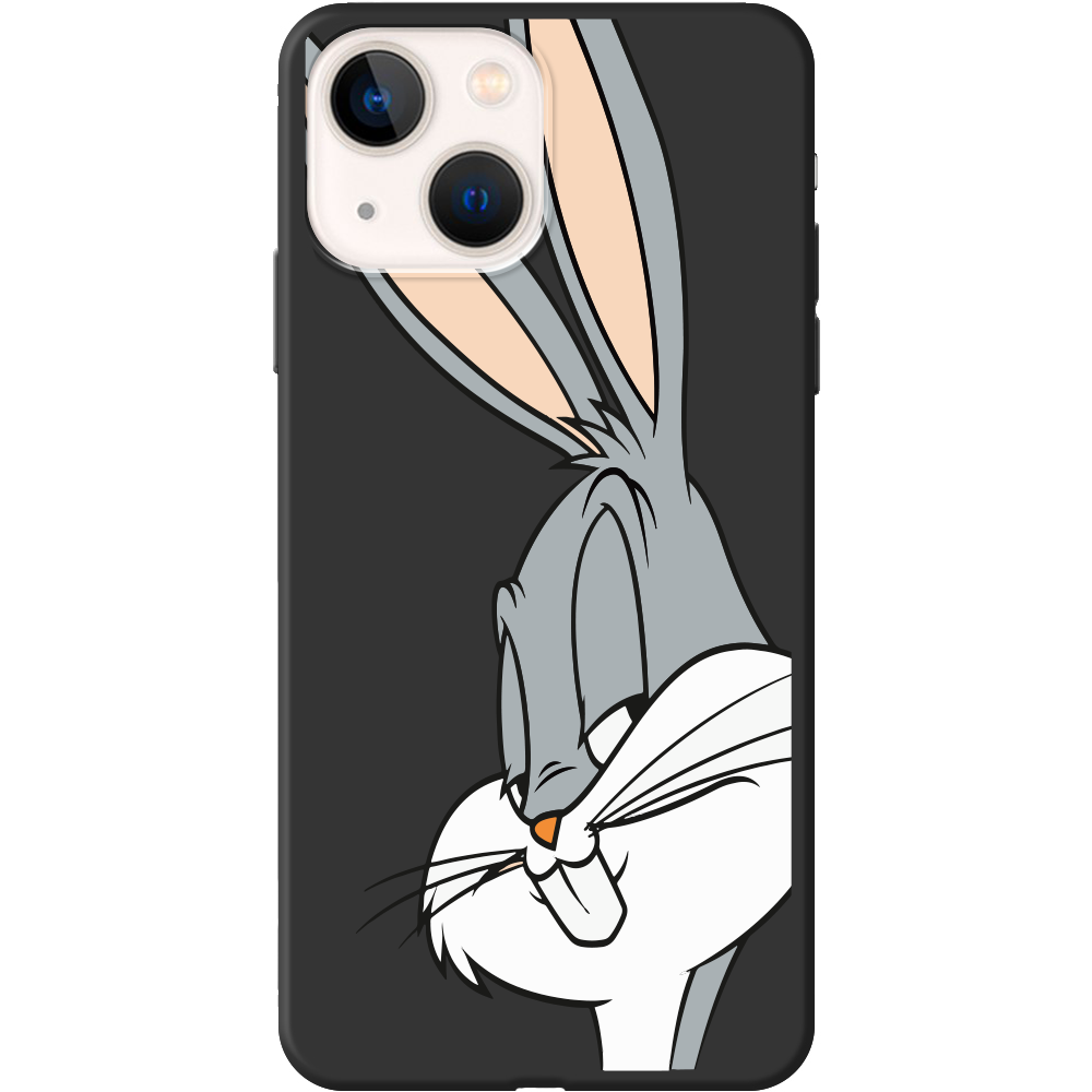 Чохол BoxFace iPhone 13 Lucky Rabbit Чорний силікон (43370-bk81-43446)