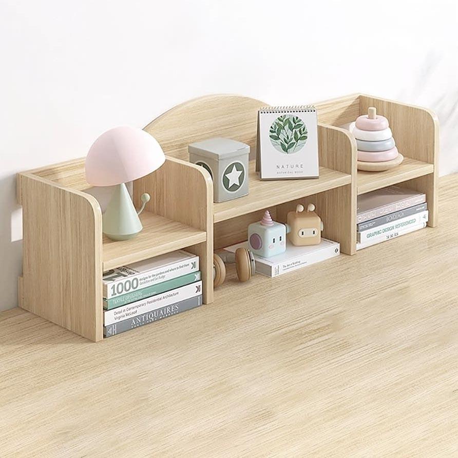 Полка-надстройка настольная из дерева Далери бланже (АКД-012601)