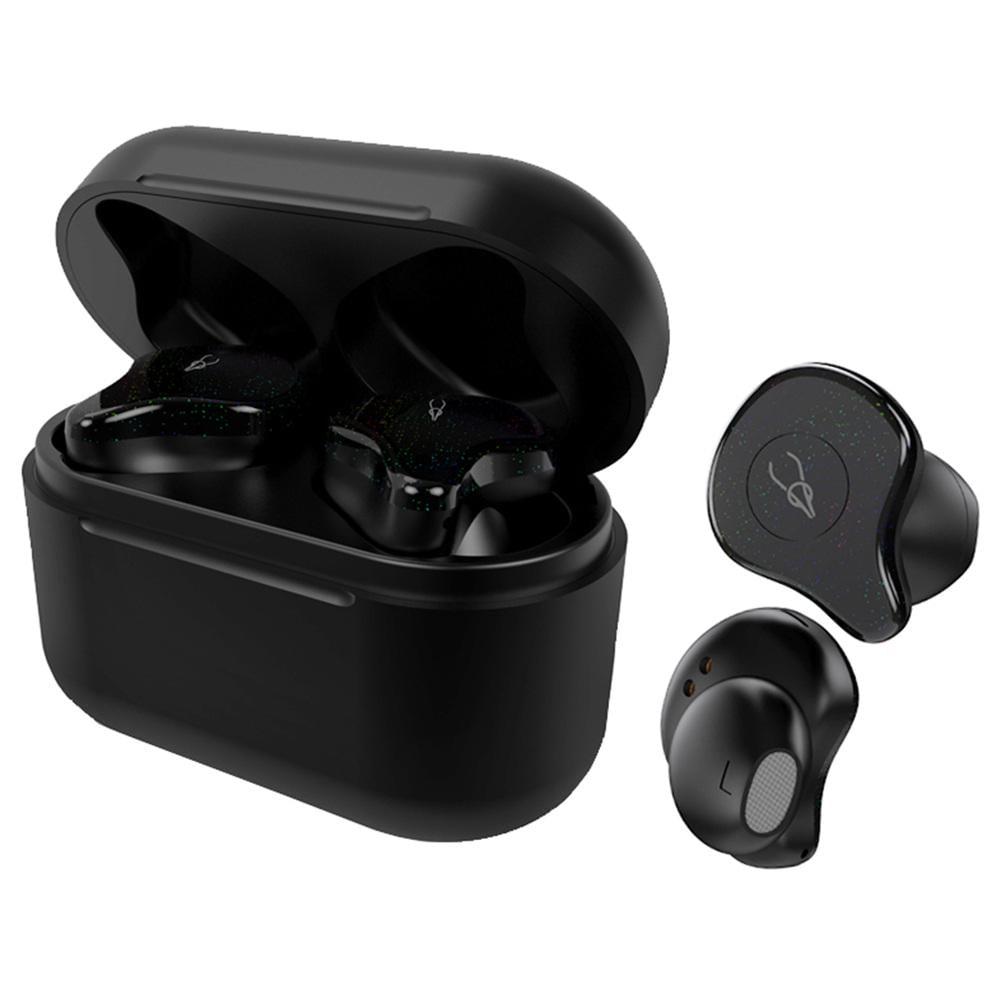 Наушники беспроводные Sabbat X12 Pro Black с чехлом для зарядки 750 мАч Черный (839)