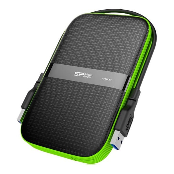 Жорсткий диск Silicon-Power USB 2TB Armor A60 Black (SP020TBPHDA60S3K)