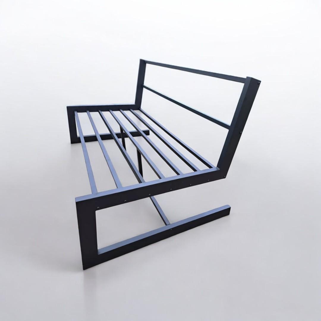 Диван металевий Tobi Sho Флекс DV6 з подушками 750х1560х700 мм велюр 32/Темно-сірий (DV069084) - фото 4 Диван металевий Tobi Sho Флекс DV6 з подушками 750х1560х700 мм велюр 32/Темно-сірий (DV069084) - фото 4