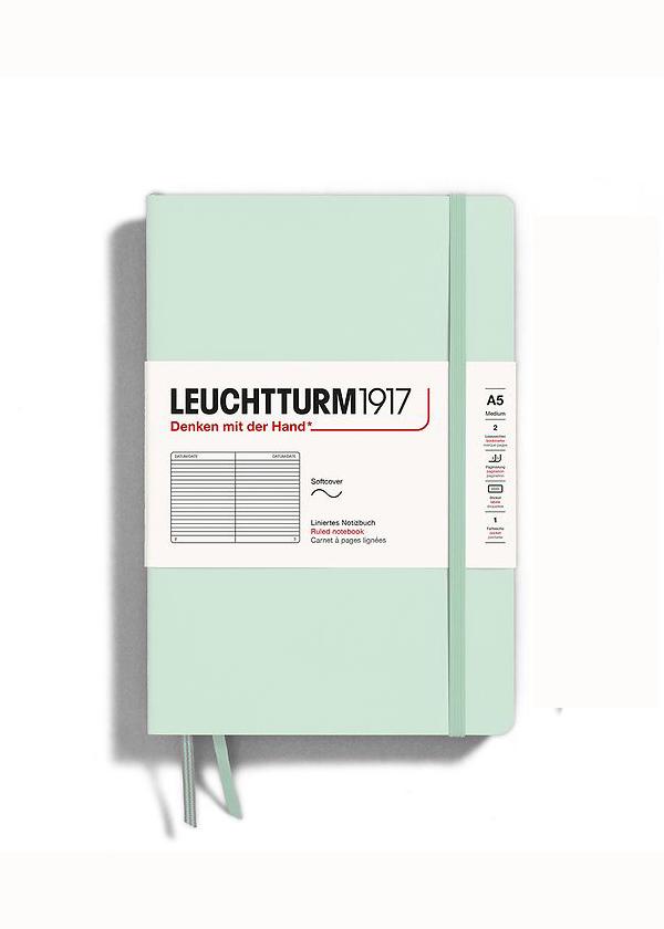 Блокнот Leuchtturm1917 367273 средний мягкий переплет Mint Green (11001) Блокнот Leuchtturm1917 367273 средний мягкий переплет Mint Green (11001)