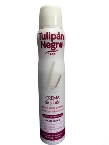 Дезодорант-спрей Tulipan Negro Кремовое мыло 200 мл (112673) Дезодорант-спрей Tulipan Negro Кремовое мыло 200 мл (112673)