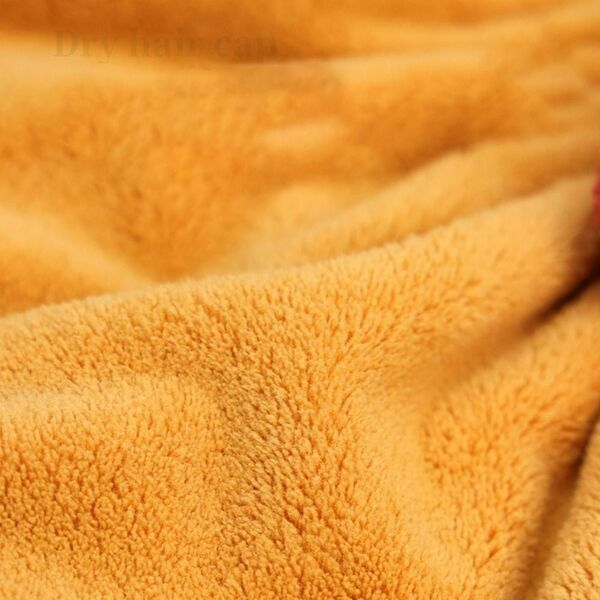 Полотенце-шапка для сушки волос из микрофибры Желтый (Y01214-1) - фото 3 Полотенце-шапка для сушки волос из микрофибры Желтый (Y01214-1) - фото 3