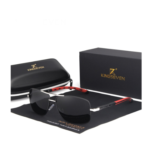 Чоловічі сонцезахисні окуляри в класичній оправі KINGSEVEN DESIGN із поляризованими лінзами Дзеркало/Сірий (N/K724) Чоловічі сонцезахисні окуляри в класичній оправі KINGSEVEN DESIGN із поляризованими лінзами Дзеркало/Сірий (N/K724)
