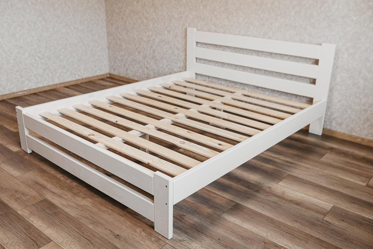 Ліжко двоспальне з масиву сосни 140x200 см Слонова кістка (1868806294) - фото 4 Ліжко двоспальне з масиву сосни 140x200 см Слонова кістка (1868806294) - фото 4