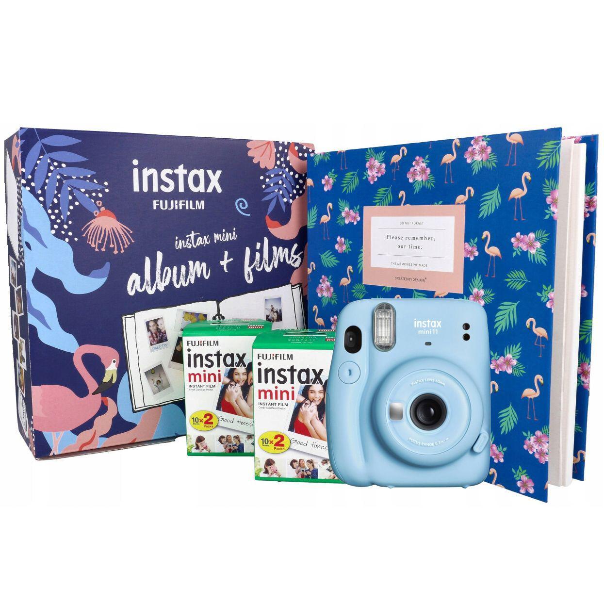 Камера моментального друку Fujifilm Instax Mini 11 + Фотоальбом + Фотоплівка 40 шт. Blue