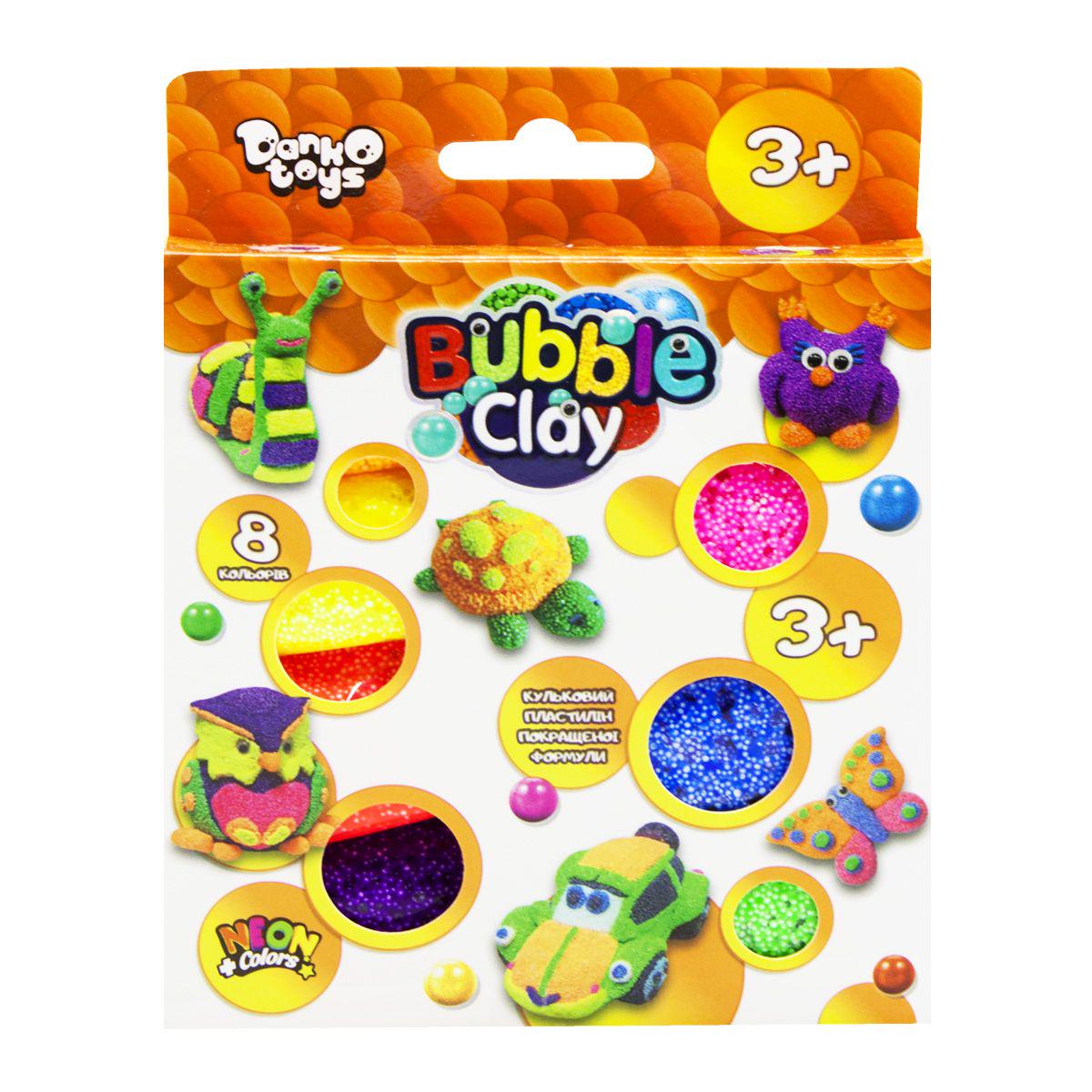Пластилин шариковый Bubble Clay 8 цветов укр (138497)