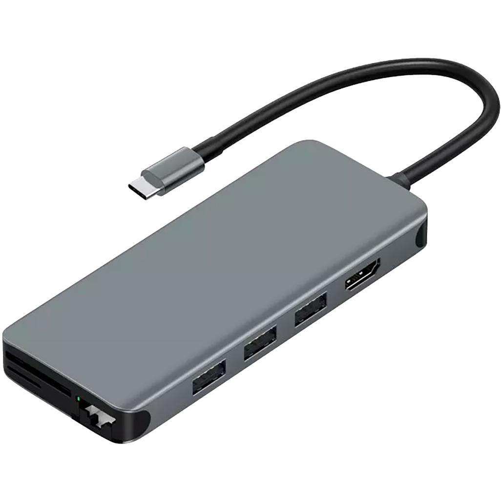 USB-хаб WIWU Alpha 12in1 Type-C