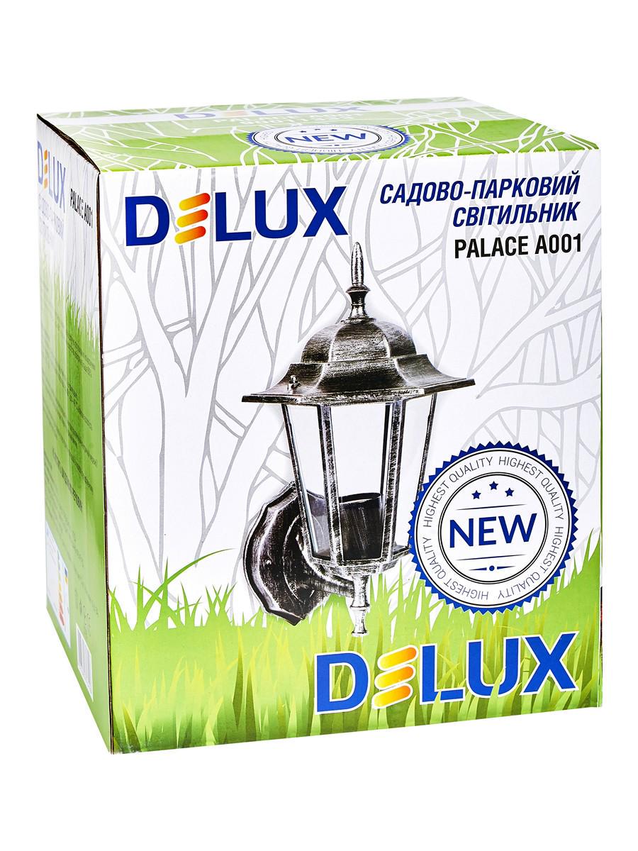 Светильник садово-парковый Delux Palace A001 60 Вт E27 Черный/Серебряный (24573289) - фото 3 Светильник садово-парковый Delux Palace A001 60 Вт E27 Черный/Серебряный (24573289) - фото 3