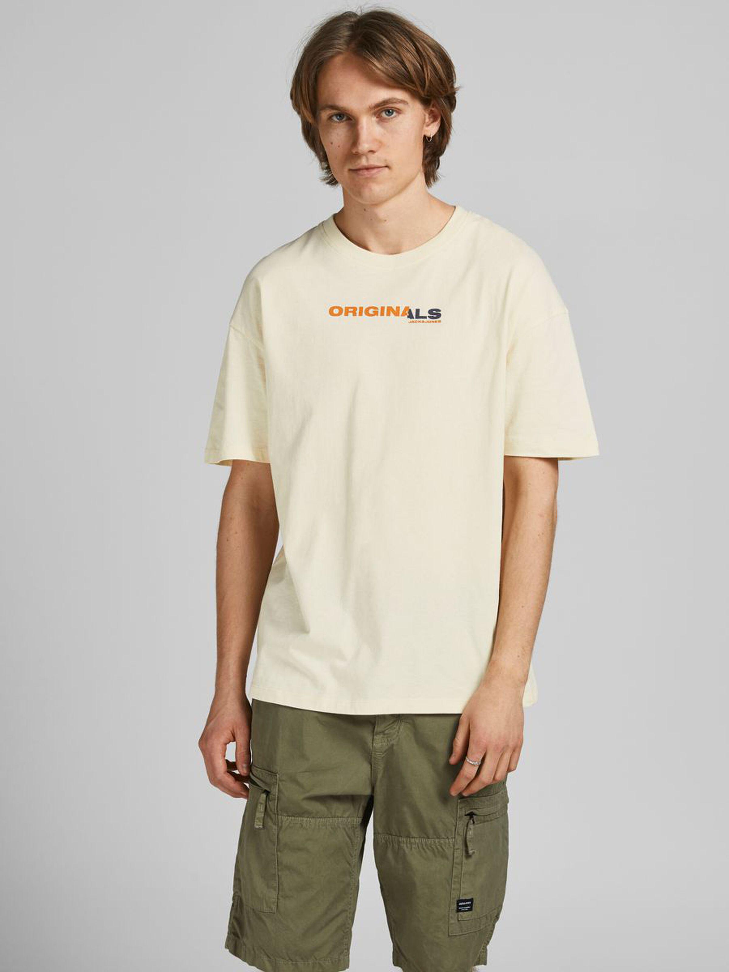 Футболка чоловіча Jack & Jones 12189720 L Жовтий