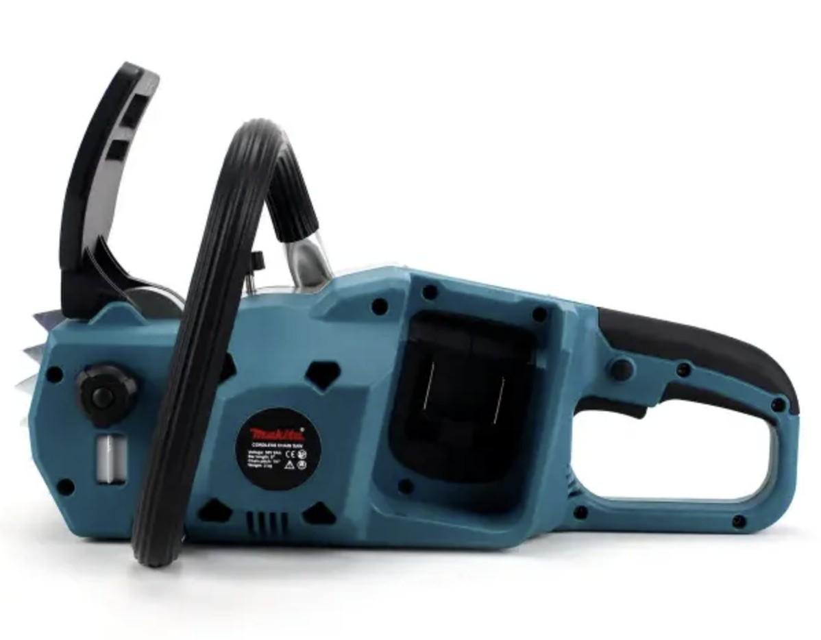 Пила ланцюгова акумуляторна Makita DUC 355 з двома акумуляторами Чорний (30484888) - фото 4