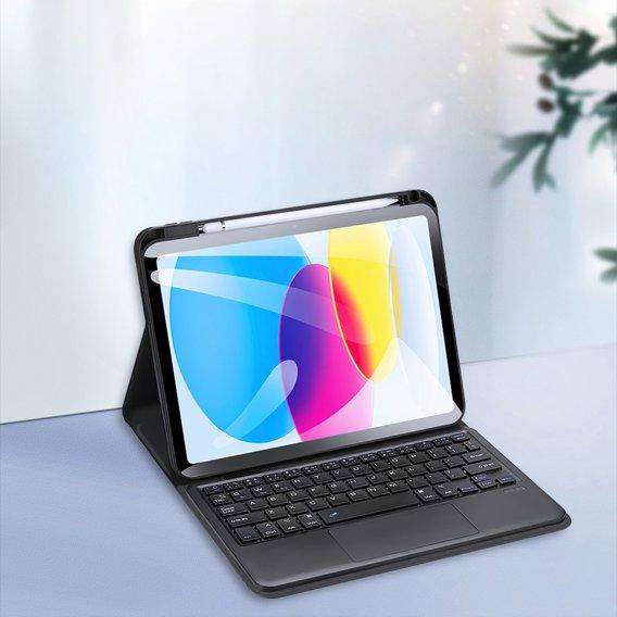 ᐉ Чехол клавиатура DUX DUCIS Bluetooth Keyboard Touchpad для Apple iPad ...