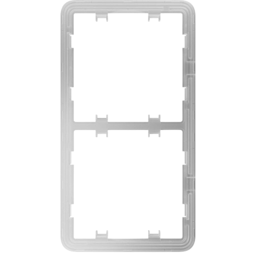 Рамка для двох вимикачів Ajax Frame 2 seats vertical 55 або вбудованих розеток Білий (31152917)