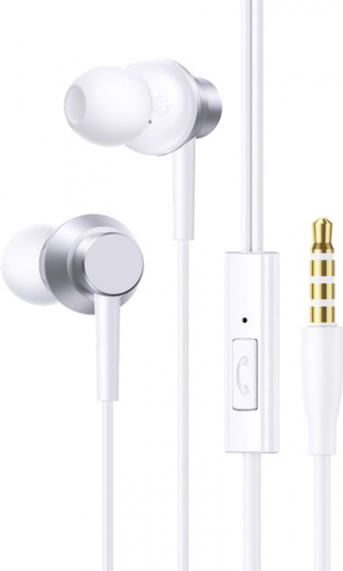 Навушники вакумні BASEUS Encok HZ11 WiЧервоний Earphones Moon Білий (A00164200213-Z1)