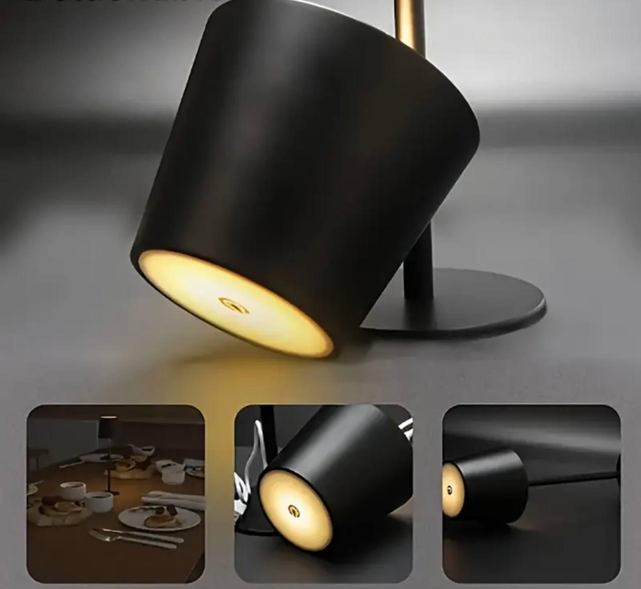 Настольная лампа аккумуляторная Zilini 04 Черный (23885105) - фото 4 Настольная лампа аккумуляторная Zilini 04 Черный (23885105) - фото 4