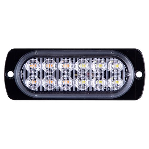 Повторитель габарита AG ZWD-BSBK-12/W+Y 12 LED 12V White/Yellow