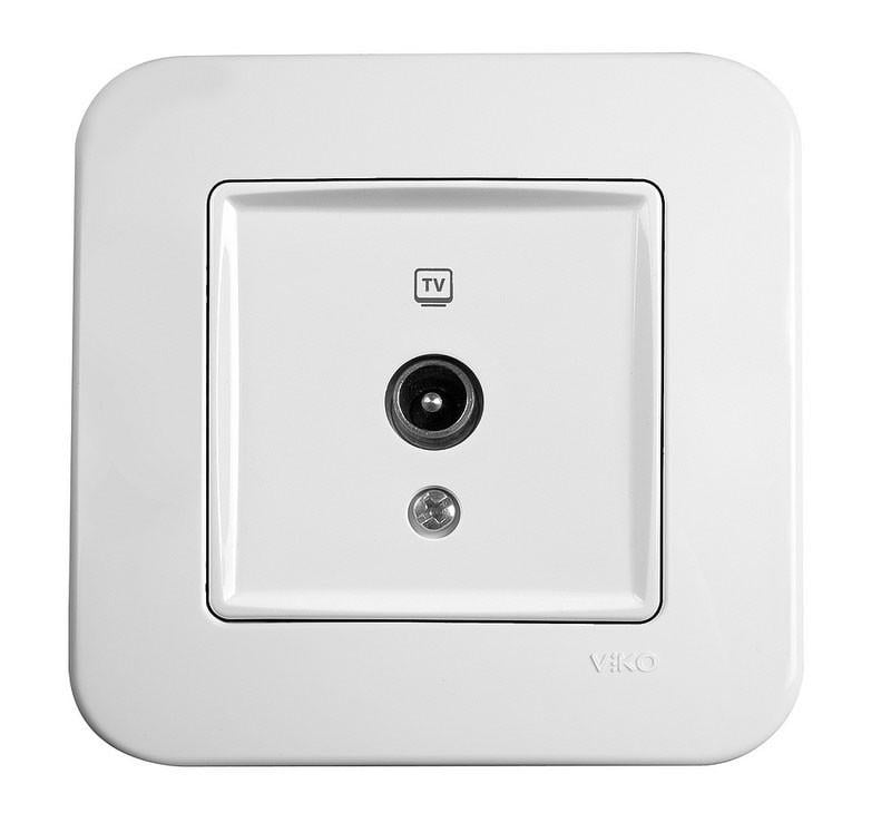 Розетка Viko Rollina TV конечная Белый (90420010) Розетка Viko Rollina TV конечная Белый (90420010)