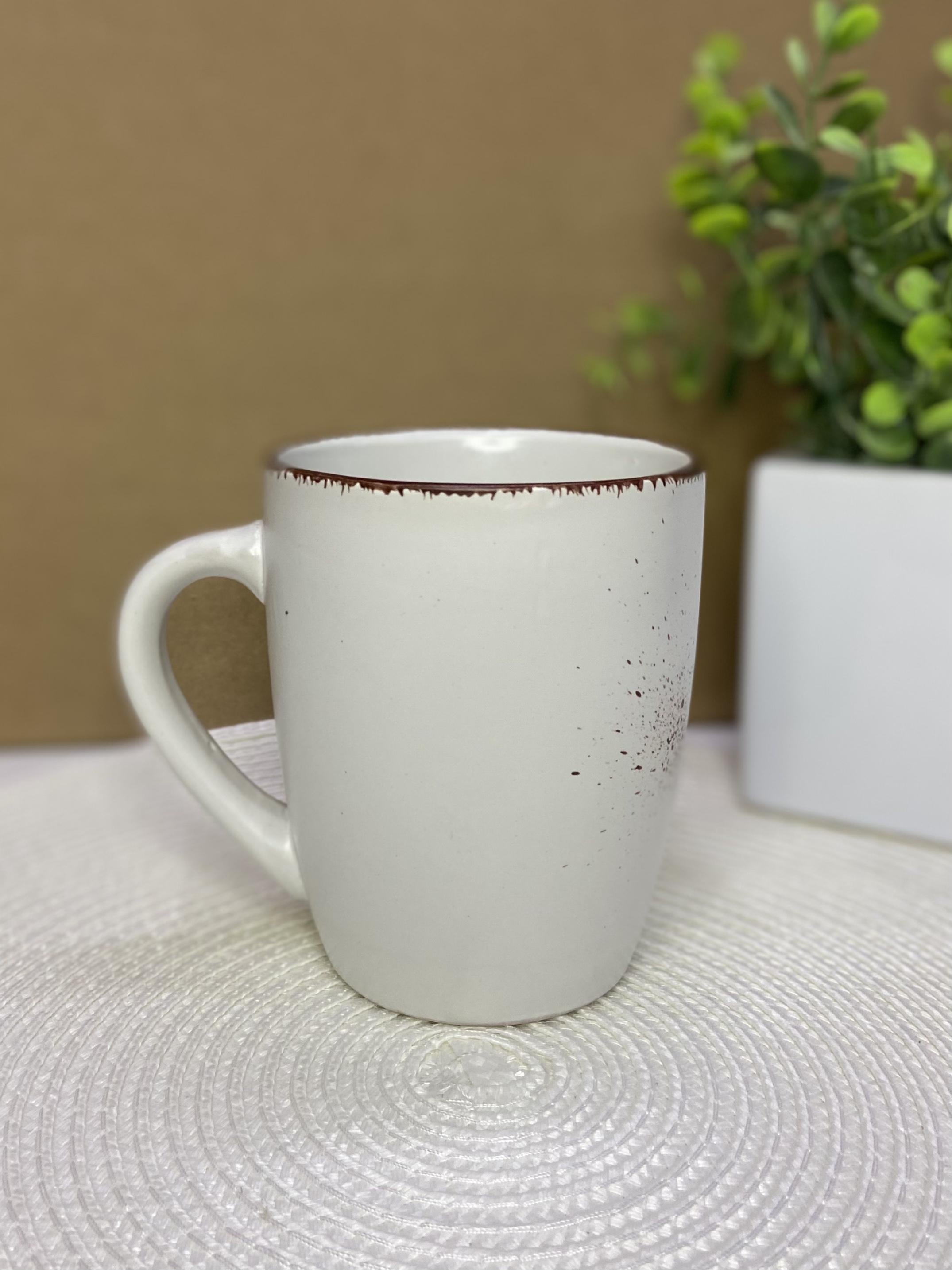 Чашка керамическая Lucca 360 мл Winter White (2936)