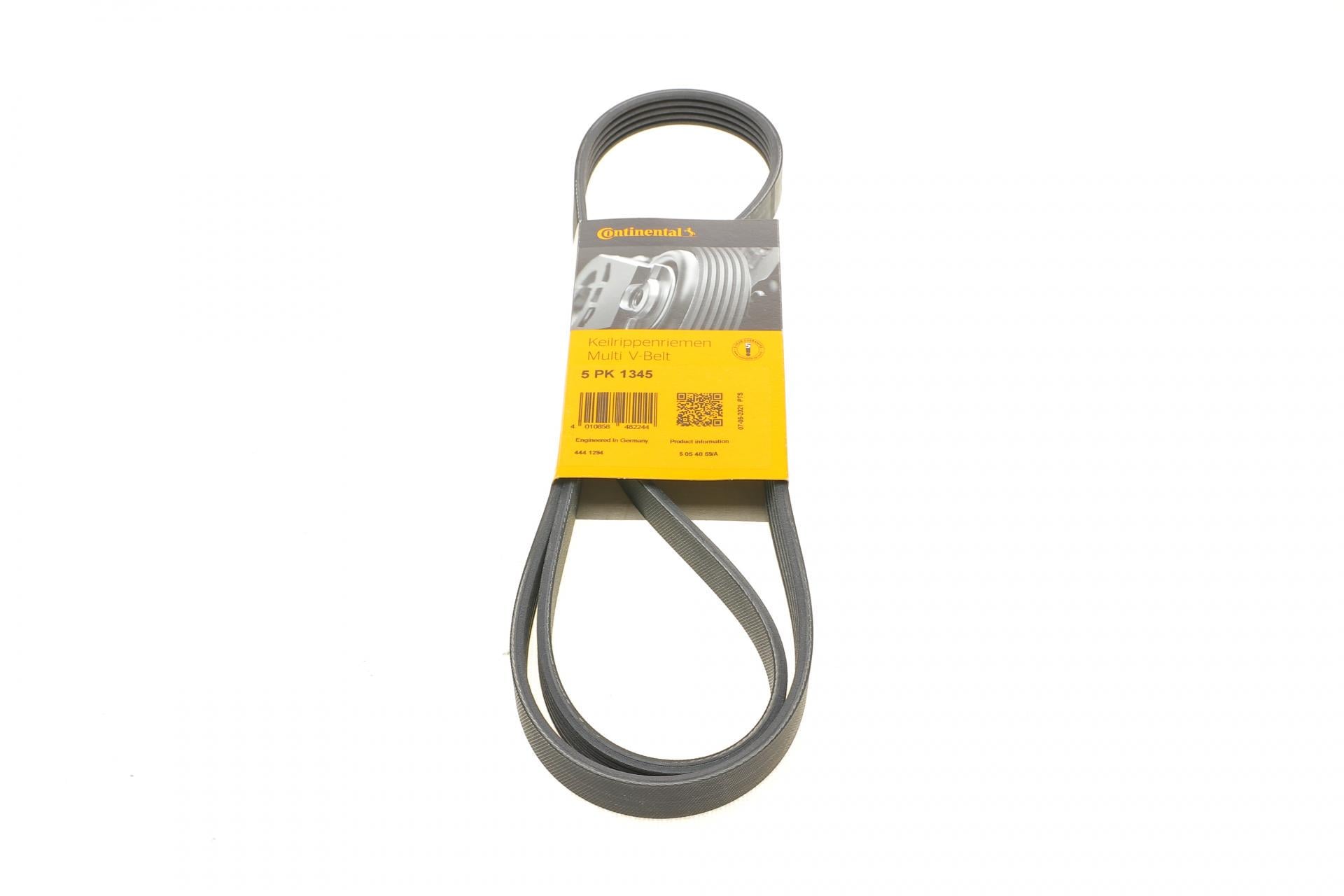 Ремінь генератора Continental Mitsubishi Carisma 1.8i 95-06/Pajero 1.8-3.0 88-07/Volvo S40/V40 1.8i 98-04 (5PK1345)