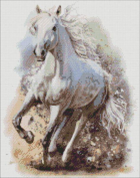 Алмазная мозаика Изящная мощь