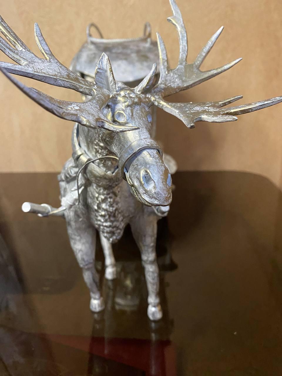 Підставка для пляшок Карета на 2 шт. металева 40х20х83 см - фото 5 Підставка для пляшок Карета на 2 шт. металева 40х20х83 см - фото 5