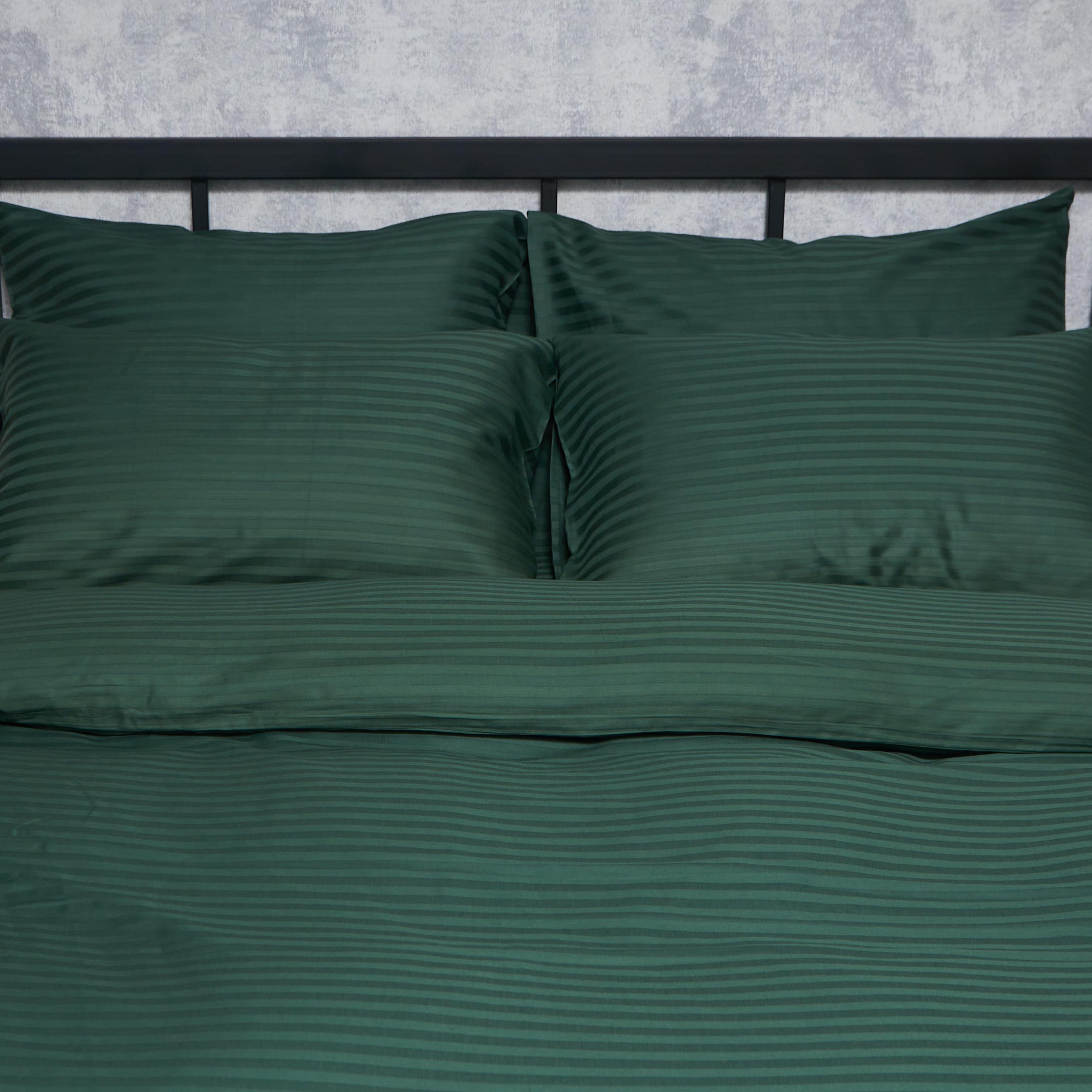 Набор наволочек Moon&Star Satin Stripe 50х70 см 2 шт. Mystic Green (MS-840001251)