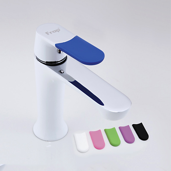 Смеситель для умывальника Frap F1034 Белый/Хром (1033652) - фото 5 Смеситель для умывальника Frap F1034 Белый/Хром (1033652) - фото 5