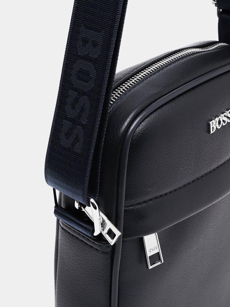 Сумка мужская брендовая BOSS экокожа Черный (0122-2 PTR) - фото 7 Сумка мужская брендовая BOSS экокожа Черный (0122-2 PTR) - фото 7