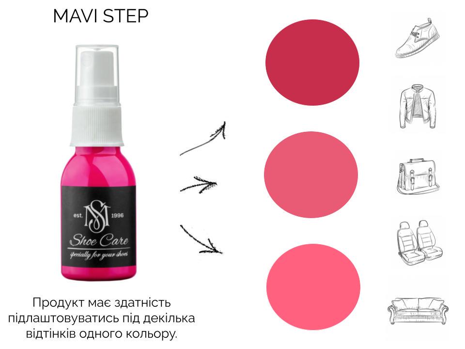 Жир норки для обуви MAVI STEP-Grease Spray 25 мл Фуксия (E03/125/025) - фото 3