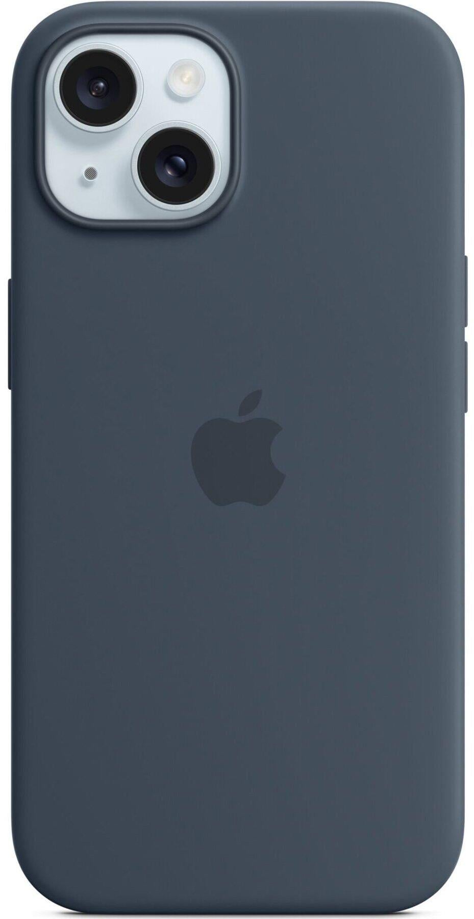 Чехол силиконовый Apple Silicone Case MagSafe MT0N3ZM/A для iPhone 15 6,1" Storm Blue