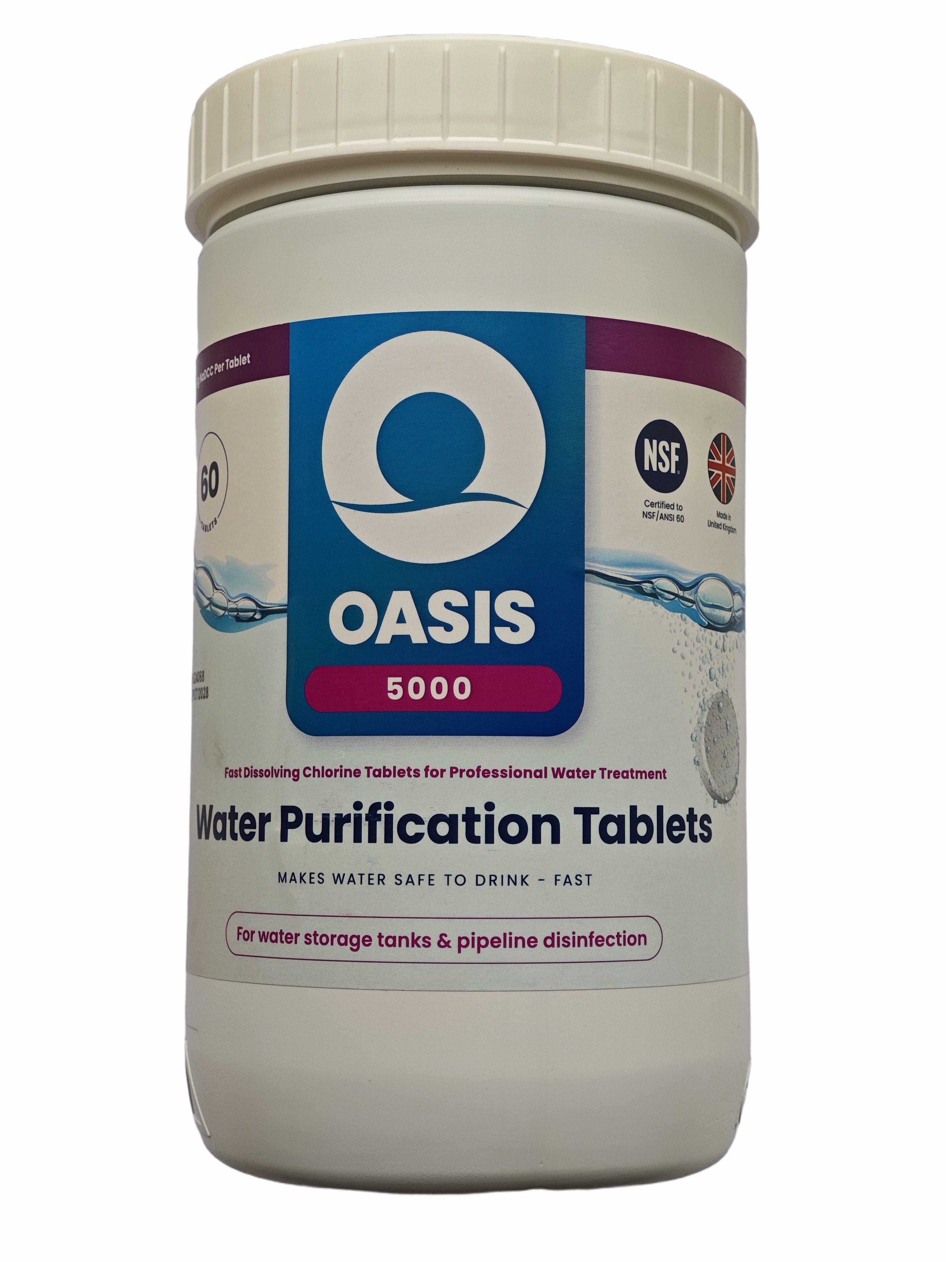 Таблетка для дезинфекции Oasis 5000 8,68 г NaDCC 1 таб. (99)