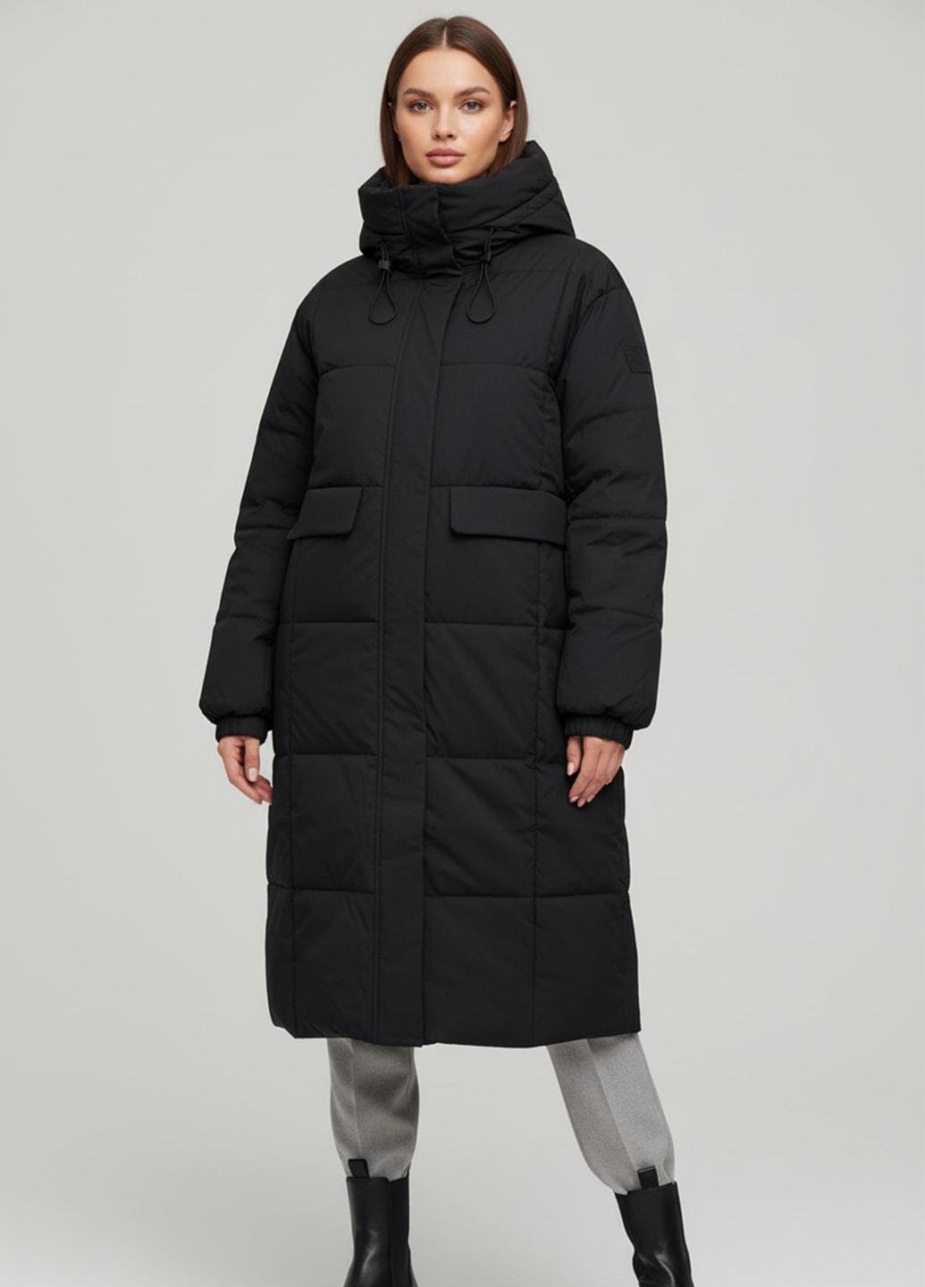 Куртка женская зимняя к-042 р. 42 Черный (31410254) Куртка женская зимняя к-042 р. 42 Черный (31410254)