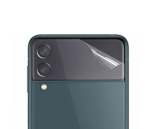 Пленка противоударная гидрогелевая Hydrogel Film для Samsung Galaxy Z Flip3 5G на камеру 3 шт. Transparent