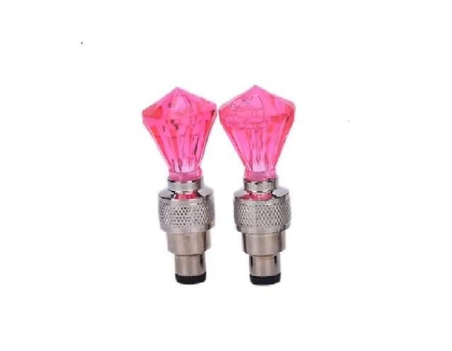 Ковпачки світлодіодні 2 шт. 6 см для коліс на батареях 3хLR1130 (LU000829)