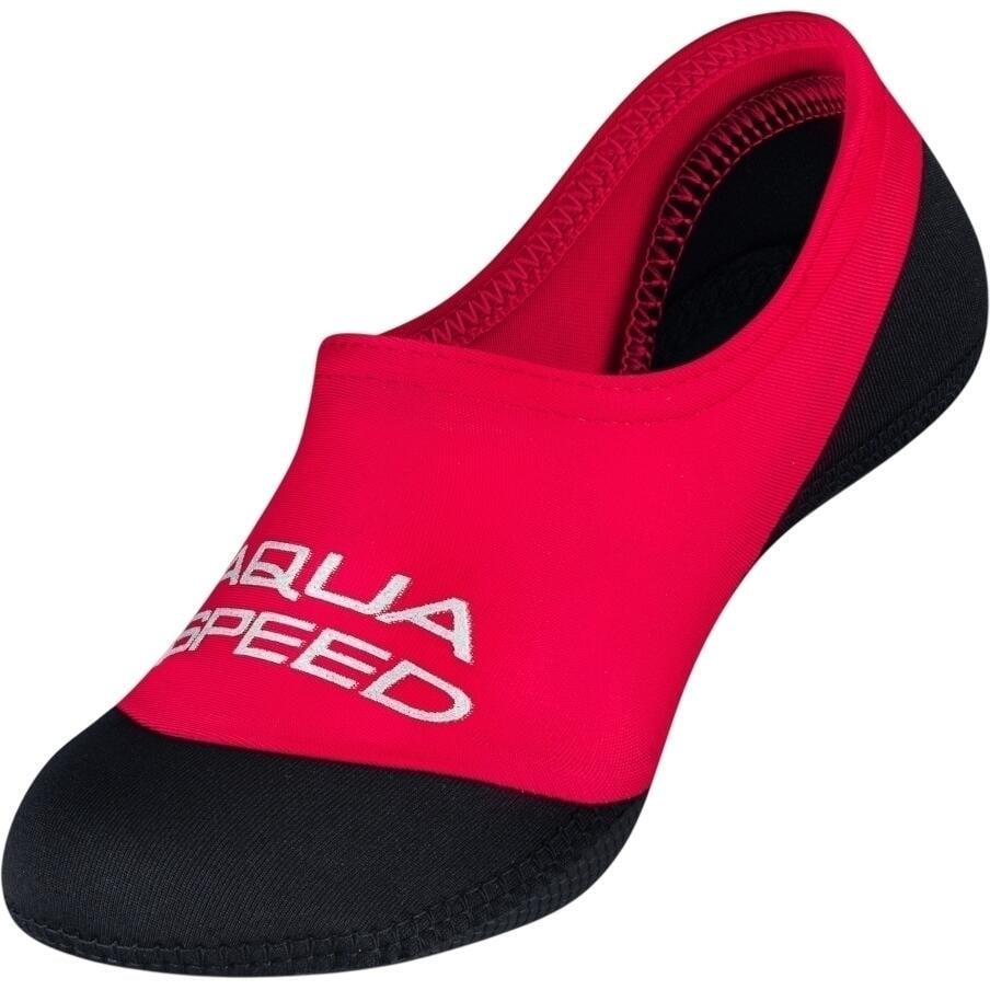 Носки для бассейна Aqua Speed NEO SOCKS р. 20-21 Красно-черный (177-31)